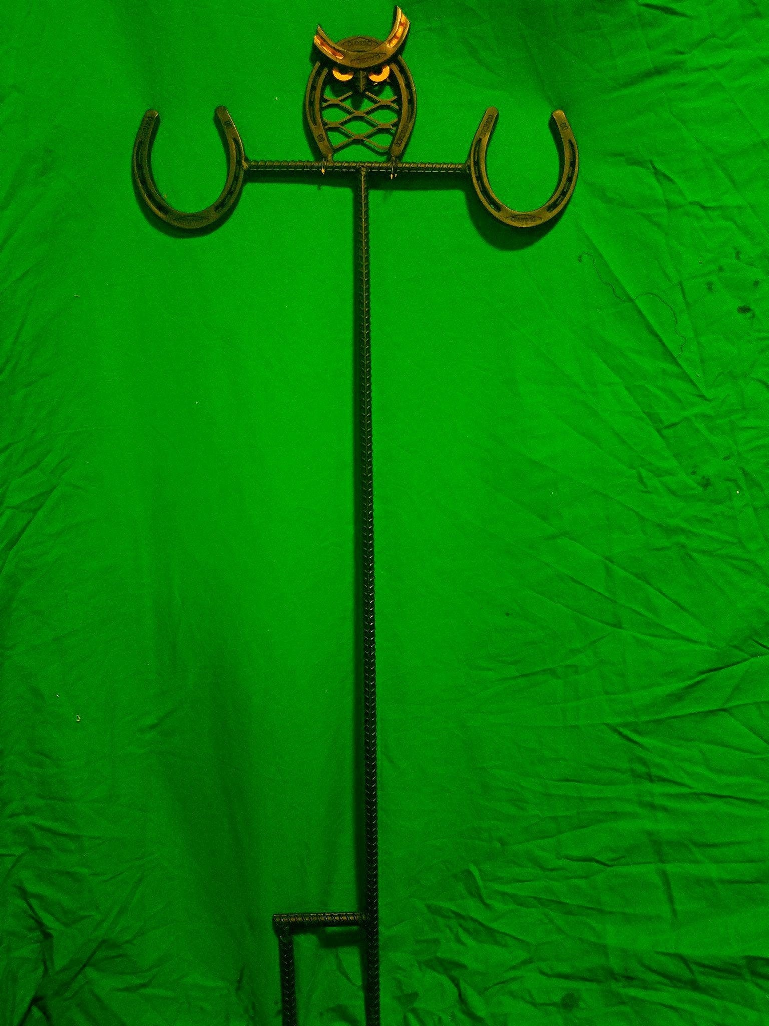 Mr. Grump Owl, Bird Feeder Pole, Plant Hanger, Bird Feeder Stand, Multipurpose Stand - Lifetime Warranty