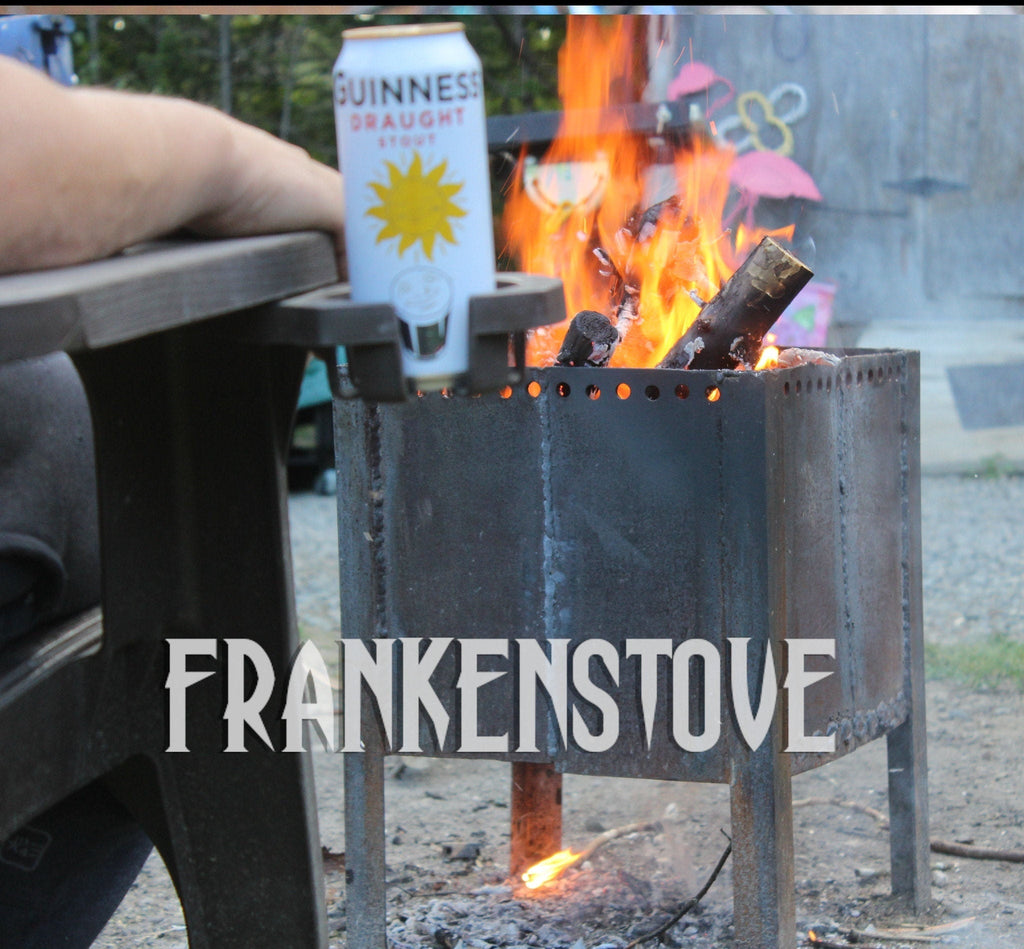 FRANKENSTOVE™ 3/16" Steel Electricfing Firepit, Portable Firepit, Smokeless Firepit - Lifetime Warranty