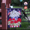 Mini Flag Holder w/ Horseshoe Base, House Flagpole, Deck Flag Hanger, Garden Flag Holder, Summer Garden Flag - Buy 4 Get One Free!