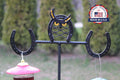 Mr. Grump Owl, Bird Feeder Pole, Plant Hanger, Bird Feeder Stand, Multipurpose Stand - Lifetime Warranty
