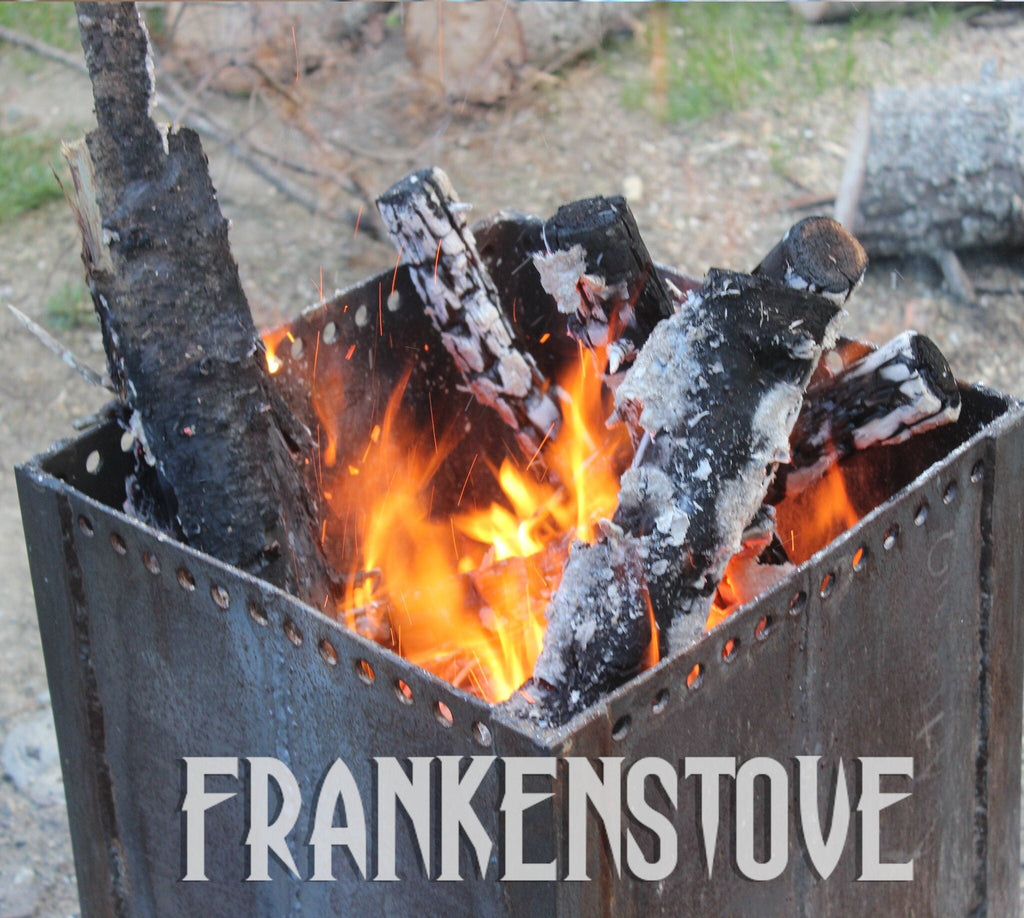 FRANKENSTOVE™ 3/16" Steel Electricfing Firepit, Portable Firepit, Smokeless Firepit - Lifetime Warranty