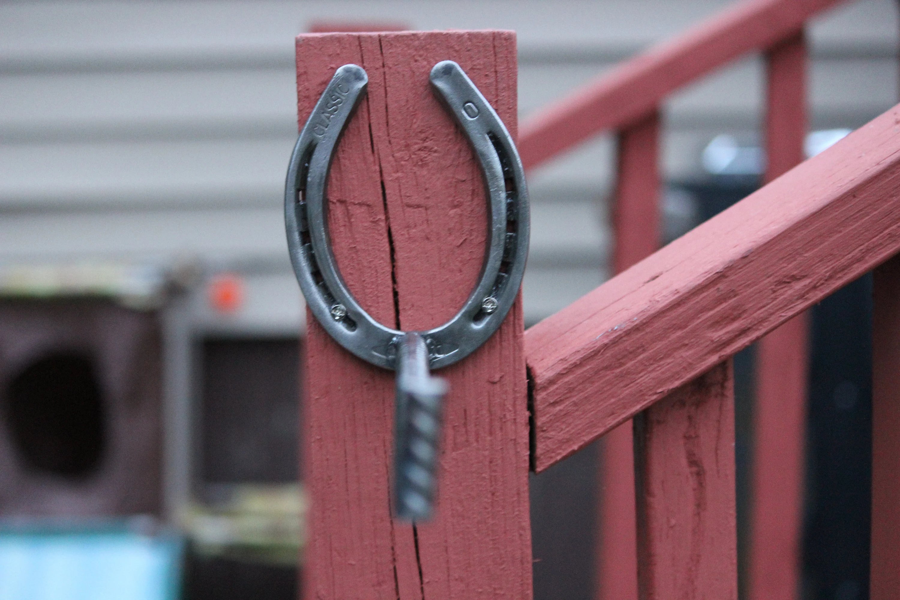 Mini Flag Holder w/ Horseshoe Base, House Flagpole, Deck Flag Hanger, Garden Flag Holder, Summer Garden Flag - Buy 4 Get One Free!