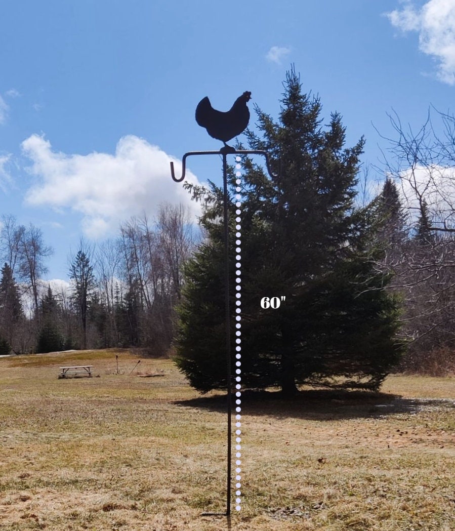 Country Chicken Plant Hanger, Flower Hanger, Bird Feeder Hanger, Bird Feeder Multipurpose Stand - Lifetime Warranty