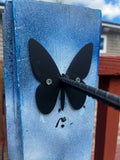 Buttertastic Flag Holder, Butterfly Mini Flag Holder, Patio, Garden Flag Post, Wall Mounted Flag Holder Hook