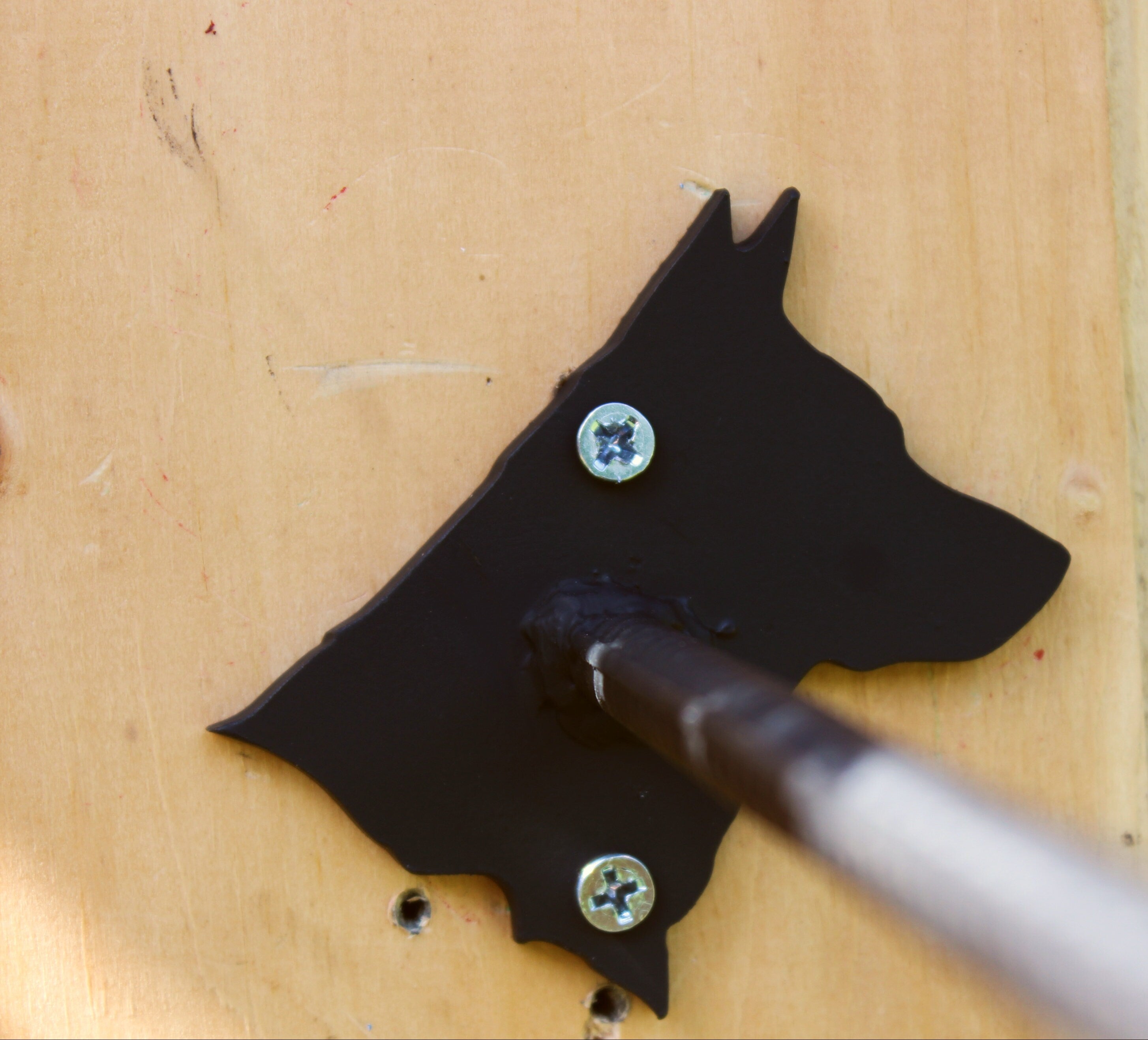 Man's Best Friend, German Shepherd Flag Holder, GSD Garden, German Shepherd Dog Art, Patio Flag Holder, Wall Mounted Flag Holder Hook