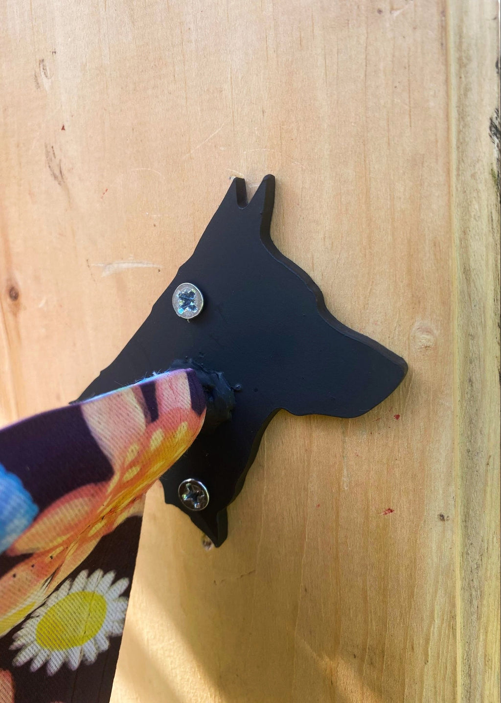 Man's Best Friend, German Shepherd Flag Holder, GSD Garden, German Shepherd Dog Art, Patio Flag Holder, Wall Mounted Flag Holder Hook