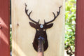 Buck Wild, Deer Flag Holder, Deer hunting Cabin Decor, Mini Flag, Patio Flag, Garden Decoration, Wall Mounted Flag Holder Hook