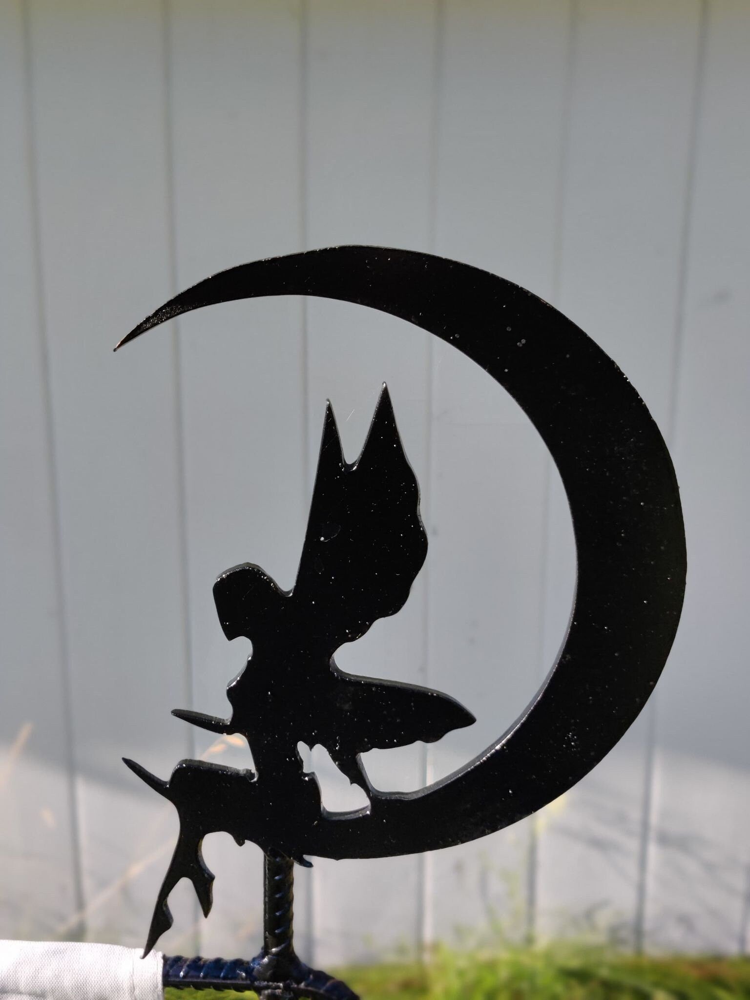 Fairy Garden, Flag Holder, Garden Flag Stand, Camp Site Marker, Grave Site Memorial, Yard Flag Stand, Summer Garden Flag