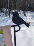 Bird Garden Flag Holder, Garden Flag Stand, Camp Site Marker, Grave Site Memorial, Yard Flag Stand, Summer Garden Flag, Sign Holder
