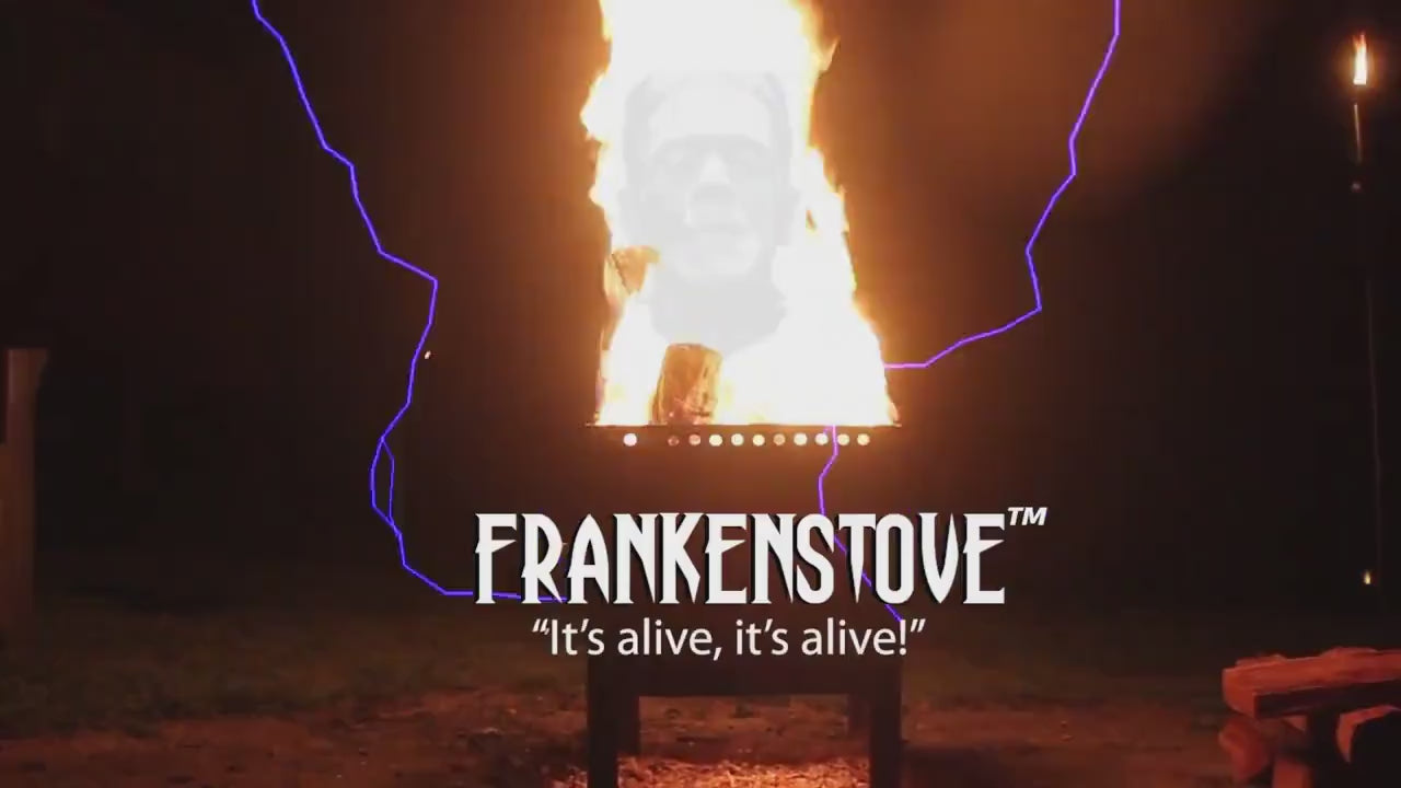 FRANKENSTOVE™ 3/16" Steel Electricfing Firepit, Portable Firepit, Smokeless Firepit - Lifetime Warranty